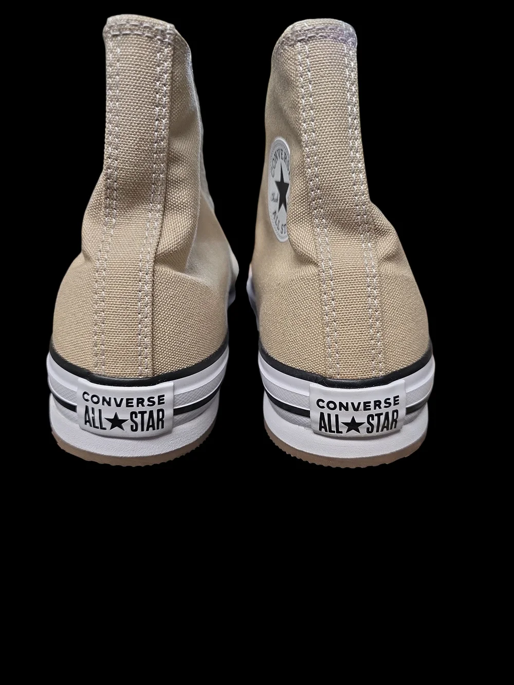 Converse Chuck Taylor All Star High Top Lace Up Sneakers Beige/White A06344F 6.5
